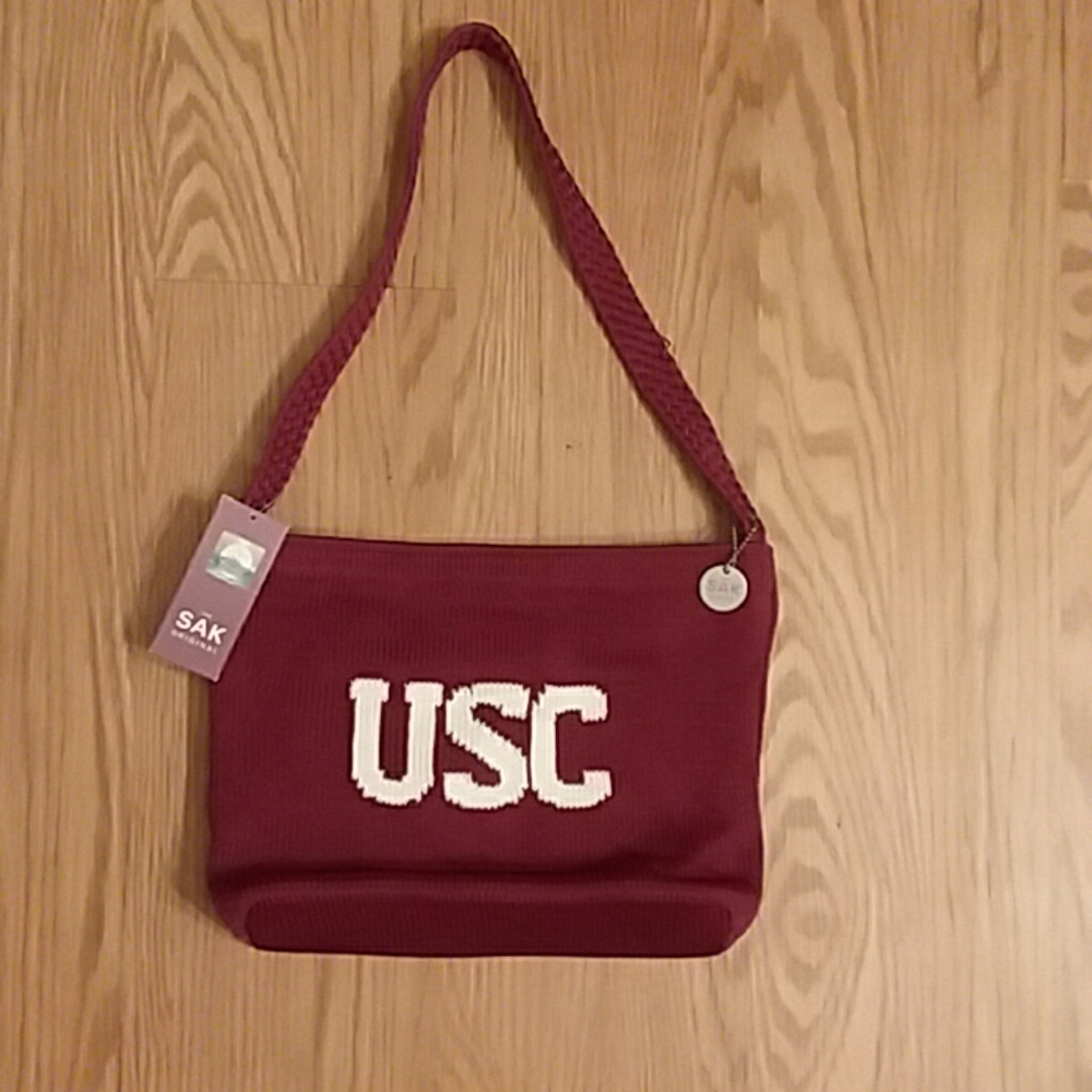 The Sak, classic bag, with USC logo. Vintage, NWT